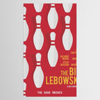 The Big Lebowski, alternative movie poster, Coen brothers film, Jeff Bridges is the dude Tablecloth Gallery Image 2