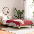 The Big Lebowski, alternative movie poster, Coen brothers film, Jeff Bridges is the dude Comforter Gallery Image 2