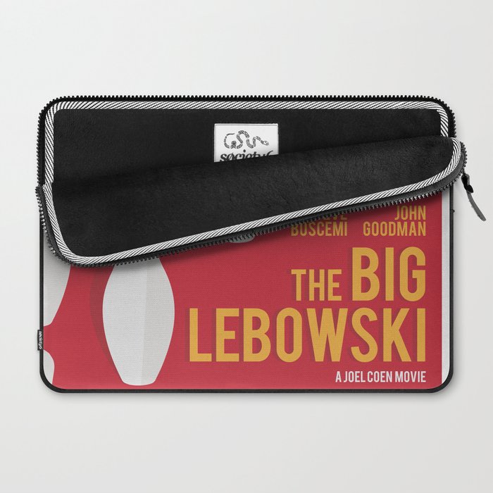 The Big Lebowski, alternative movie poster, Coen brothers film, Jeff Bridges is the dude Laptop Sleeve Gallery Image 2