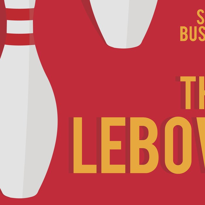 The Big Lebowski, alternative movie poster, Coen brothers film, Jeff Bridges is the dude Coffee Mug Gallery Image 2