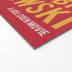 The Big Lebowski, alternative movie poster, Coen brothers film, Jeff Bridges is the dude Welcome Mat Gallery Image 2