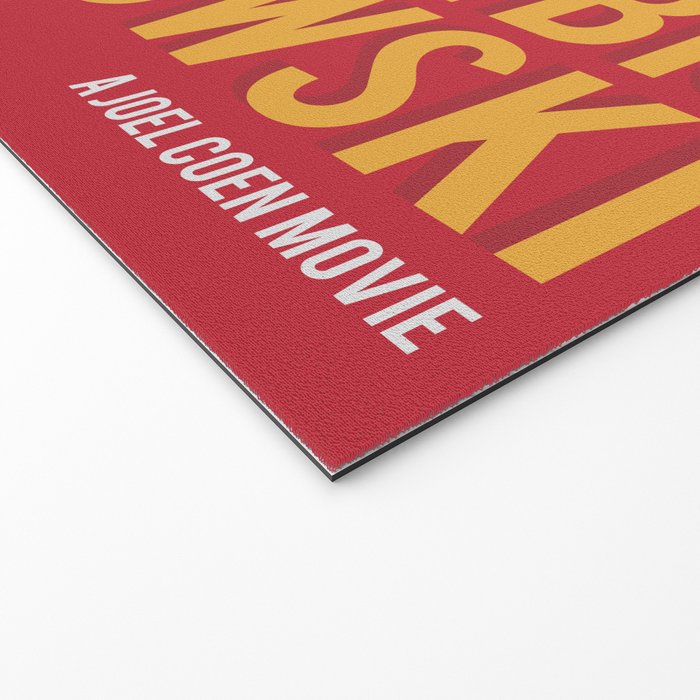 The Big Lebowski, alternative movie poster, Coen brothers film, Jeff Bridges is the dude Welcome Mat Gallery Image 2
