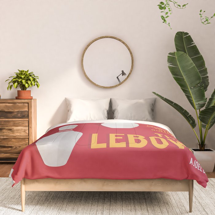 The Big Lebowski, alternative movie poster, Coen brothers film, Jeff Bridges is the dude Comforter Gallery Image 3