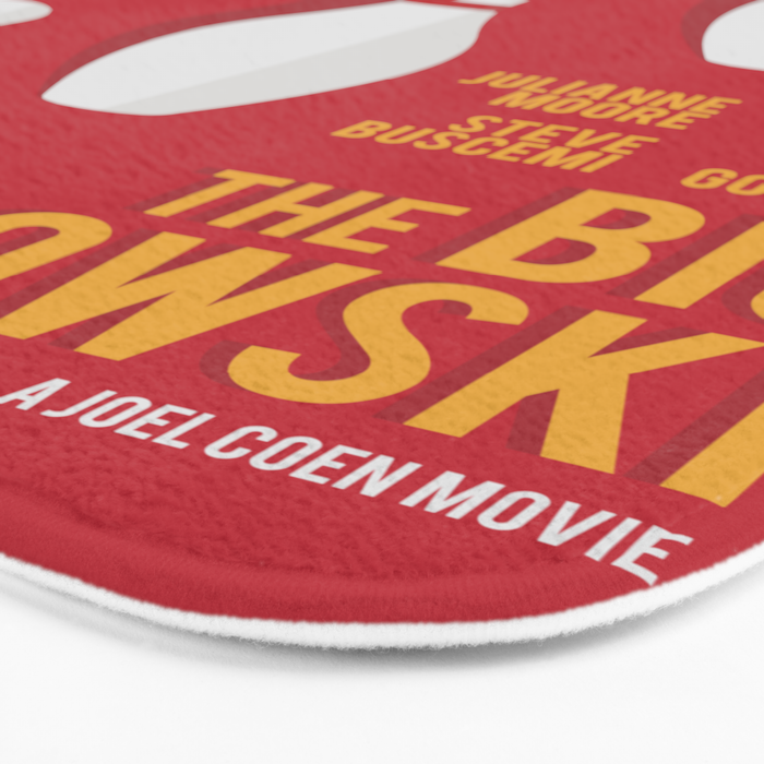 The Big Lebowski, alternative movie poster, Coen brothers film, Jeff Bridges is the dude Bath Mat Gallery Image 3