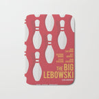 The Big Lebowski, alternative movie poster, Coen brothers film, Jeff Bridges is the dude Bath Mat Gallery Image 1