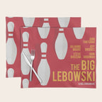 The Big Lebowski, alternative movie poster, Coen brothers film, Jeff Bridges is the dude Placemat Gallery Image 1
