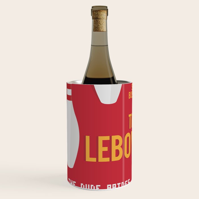 The Big Lebowski, alternative movie poster, Coen brothers film, Jeff Bridges is the dude Wine Chiller Gallery Image 1