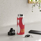 The Big Lebowski, alternative movie poster, Coen brothers film, Jeff Bridges is the dude Water Bottle Gallery Image 4