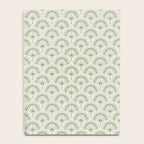 Surfside Deco . Lush Green on Neutral Notebook Gallery Image 4