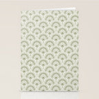 Surfside Deco . Lush Green on Neutral Stationery Card Gallery Image 2