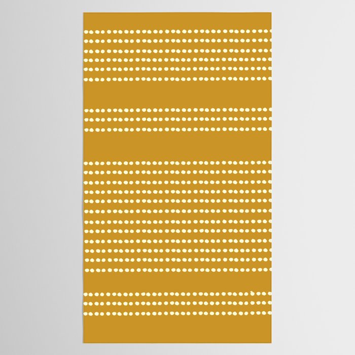 Spotted, African Pattern in Yellow Tablecloth Gallery Image 2