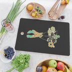 Love Stoned Cowboy Boots - Emerald, Cream, Black Cutting Board Gallery Image 2