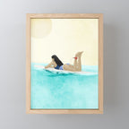 Wait for your perfect wave C Mini Art Print Gallery Image 1