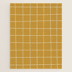 Hand Drawn Grid Golden Jigsaw Puzzle Gallery Image 1