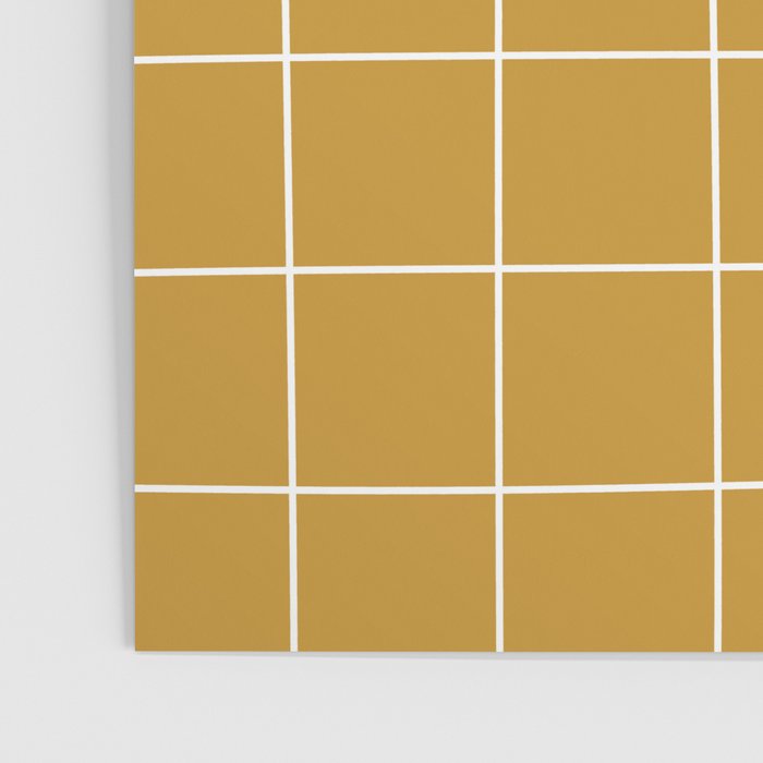 Hand Drawn Grid Golden Poster Gallery Image 3