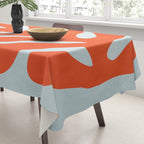Fire Red: Wild Leaf | Matisse Foliage Paper Cutouts 01 Tablecloth Gallery Image 3