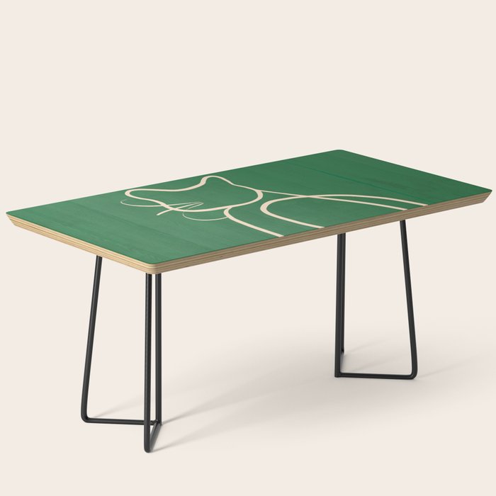Abstract Line Art Cat 9 Coffee Table Gallery Image 1