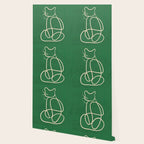 Abstract Line Art Cat 9 Wallpaper Gallery Image 2
