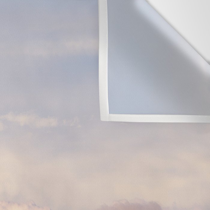 Blush pink clouds in Norway, and dreamy pink and pastel blue - summer sunset nature photography Wall Tapestry Gallery Image 3