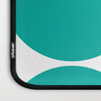 Mid Century Modern Turquoise Square Laptop Sleeve Gallery Image 3