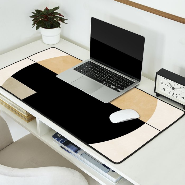 geometric abstract shape Desk Mat Gallery Image 2