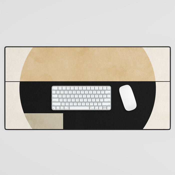 geometric abstract shape Desk Mat Gallery Image 1