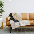 geometric abstract shape Throw Blanket Gallery Image 1