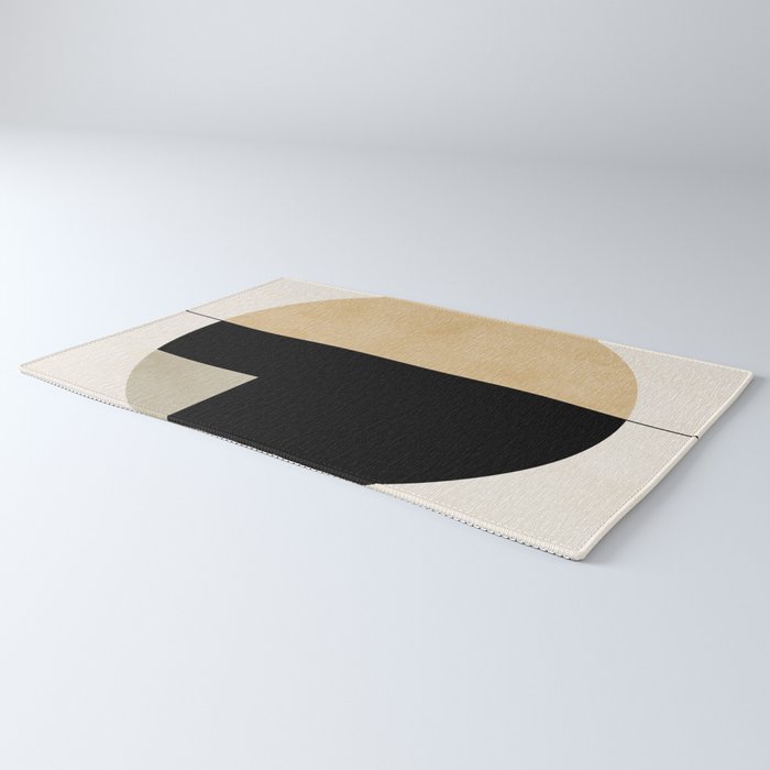 geometric abstract shape Rug Gallery Image 3