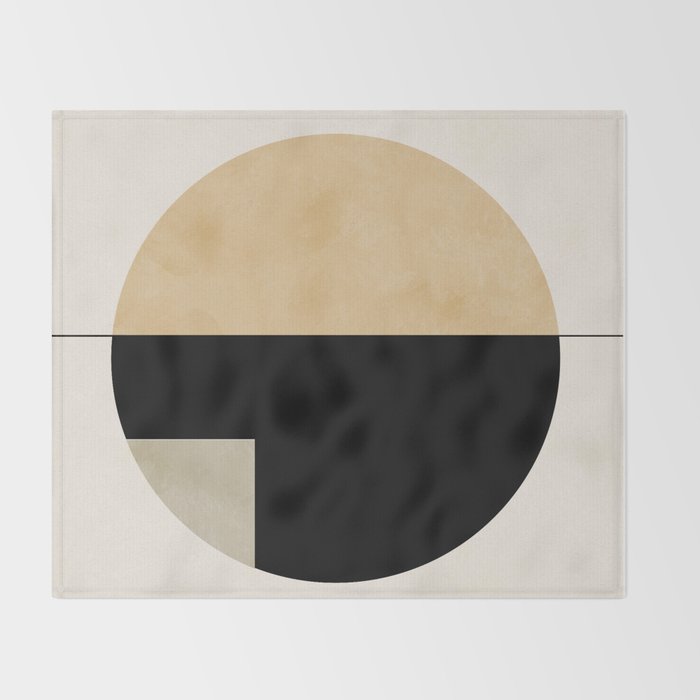geometric abstract shape Throw Blanket Gallery Image 2