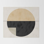 geometric abstract shape Throw Blanket Gallery Image 2