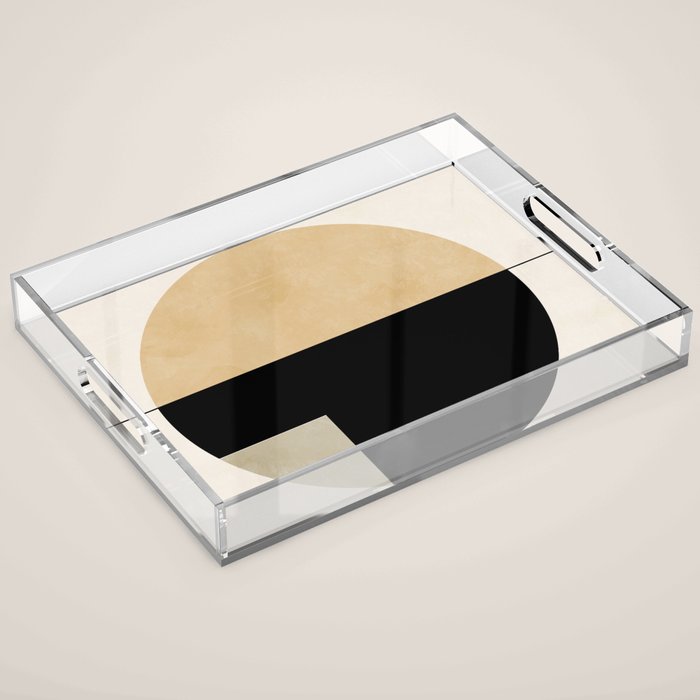 geometric abstract shape Acrylic Tray Gallery Image 1