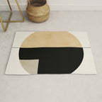 geometric abstract shape Rug Gallery Image 1