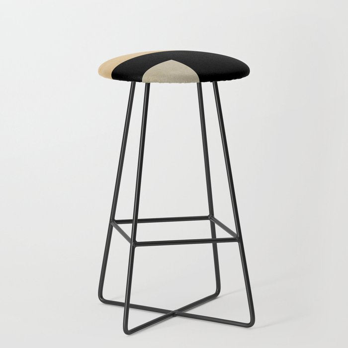 geometric abstract shape Stool Gallery Image 1
