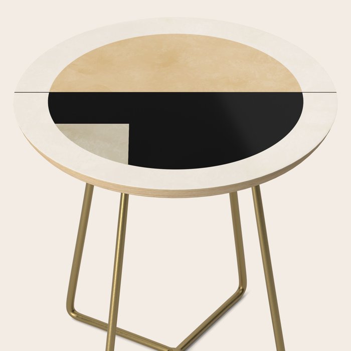 geometric abstract shape Side Table Gallery Image 2