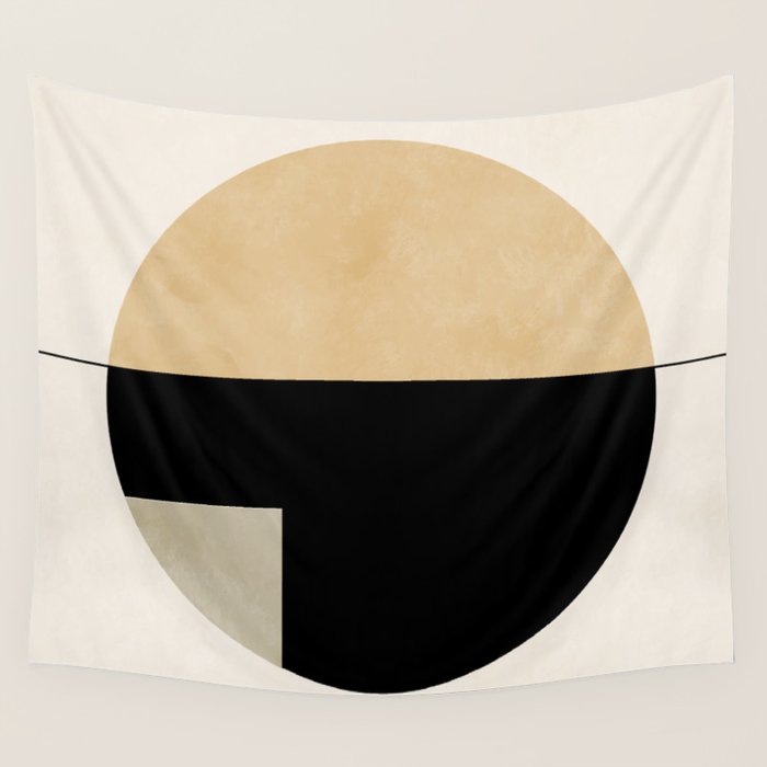 geometric abstract shape Wall Tapestry Gallery Image 4