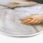 Louise Bubblegum Renaissance Portrait  Eclectic Altered Famous Wall Art Bath Mat Gallery Image 3