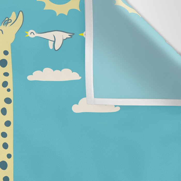 I'm like a bird (blue) Wall Tapestry Gallery Image 3