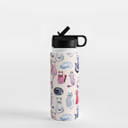 Cats in ink Water Bottle Gallery Image 1