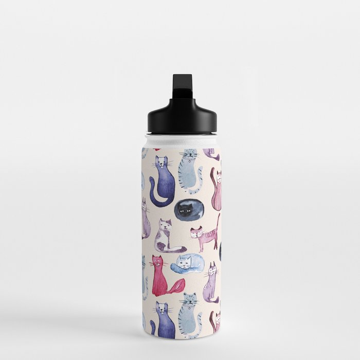Cats in ink Water Bottle Gallery Image 3