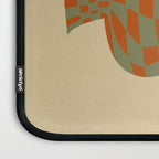 vintage flower vase with check  Laptop Sleeve Gallery Image 3