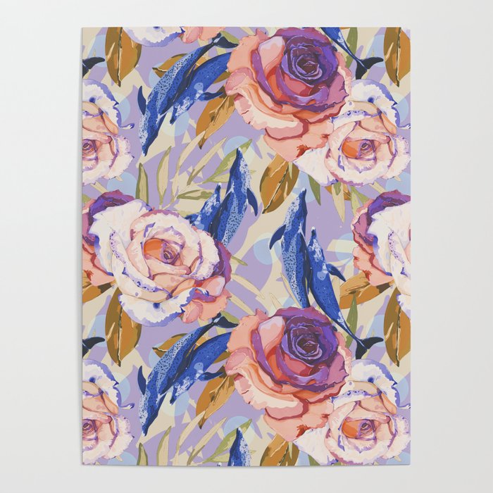Dolphins in the roses A Poster Gallery Image 4