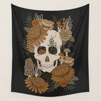 Autumn Skulls Wall Tapestry Gallery Image 4