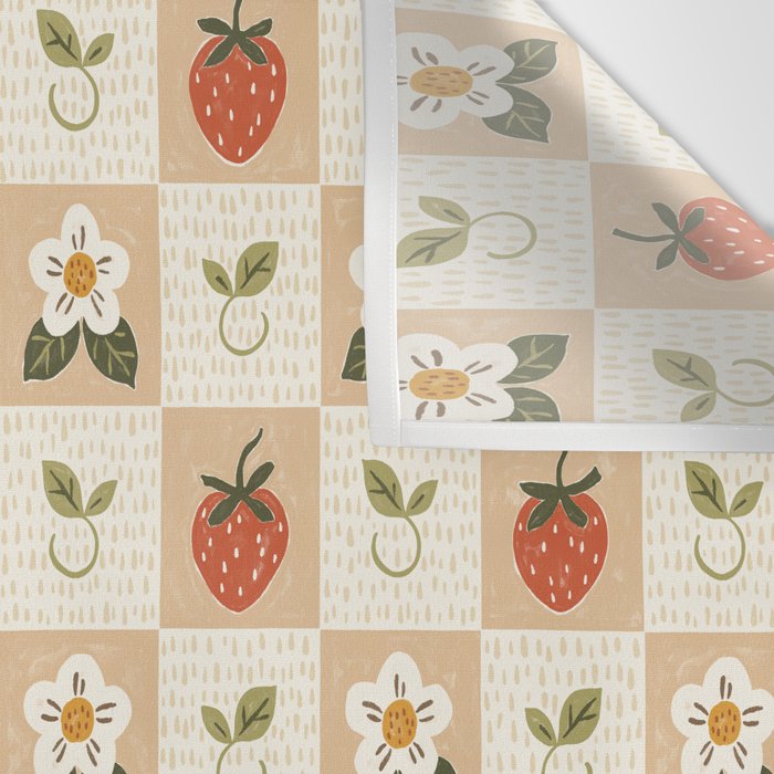 Cottage Strawberries Wall Tapestry Gallery Image 3