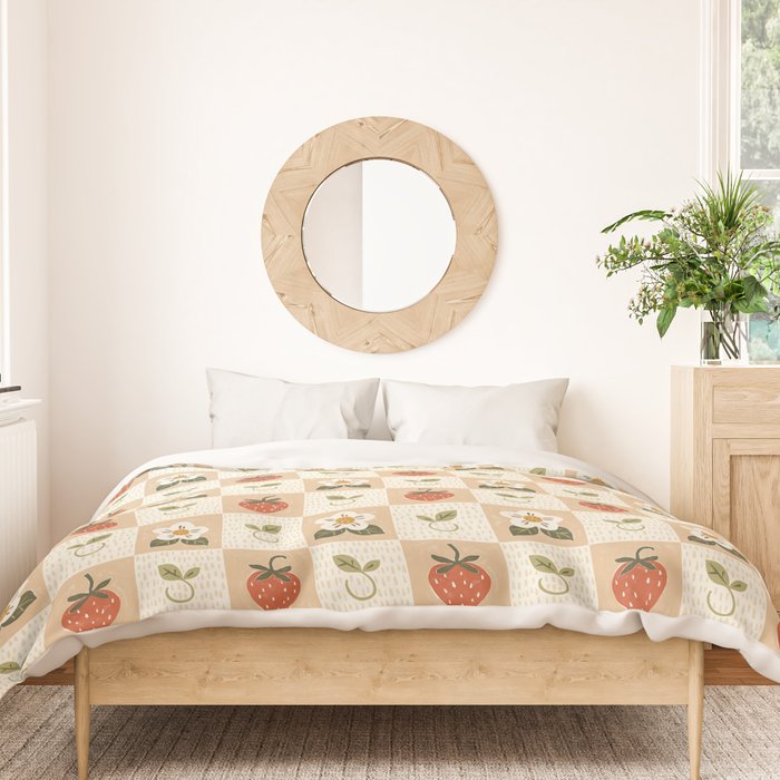 Cottage Strawberries Duvet Cover Gallery Image 3