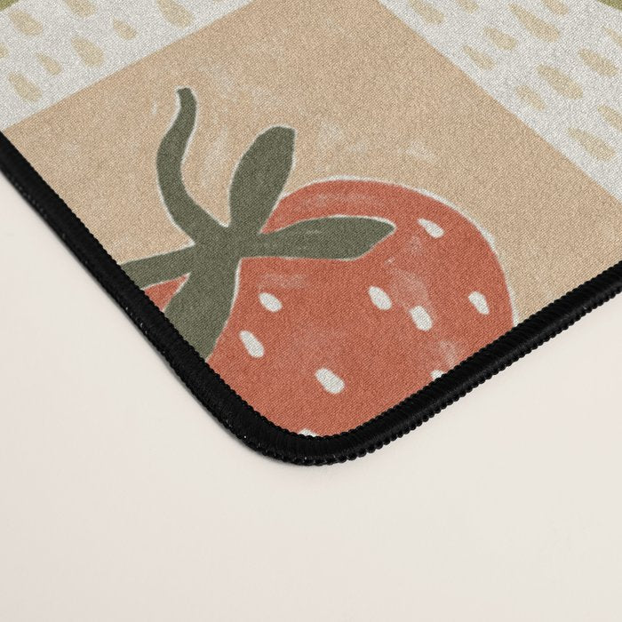 Cottage Strawberries Desk Mat Gallery Image 4