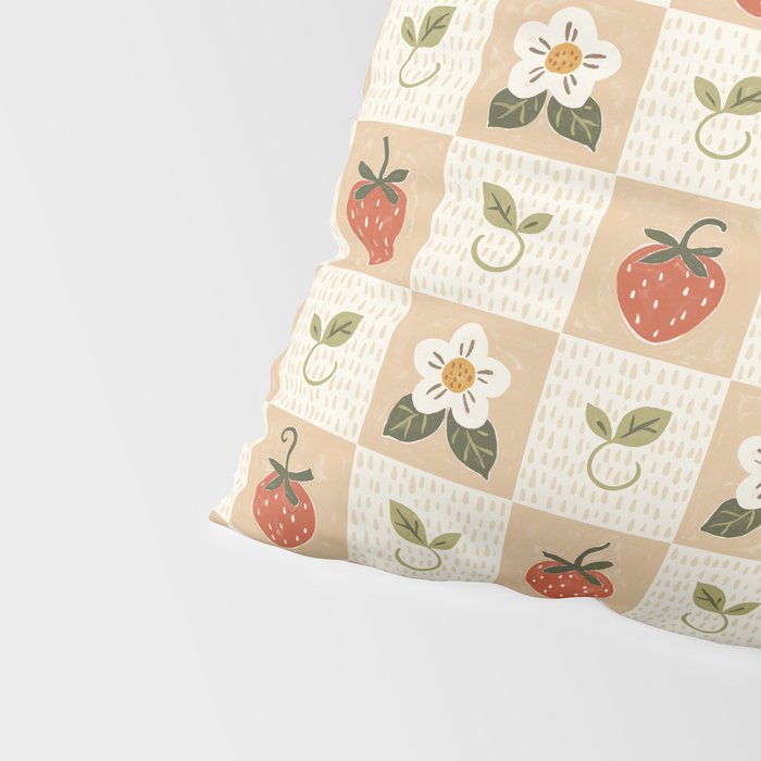 Cottage Strawberries Pillow Sham Gallery Image 4