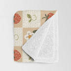Cottage Strawberries Throw Blanket Gallery Image 3