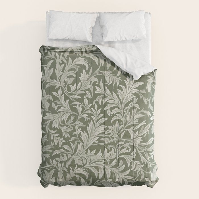 Countryside Bloom Sage Leaf Comforter Gallery Image 1