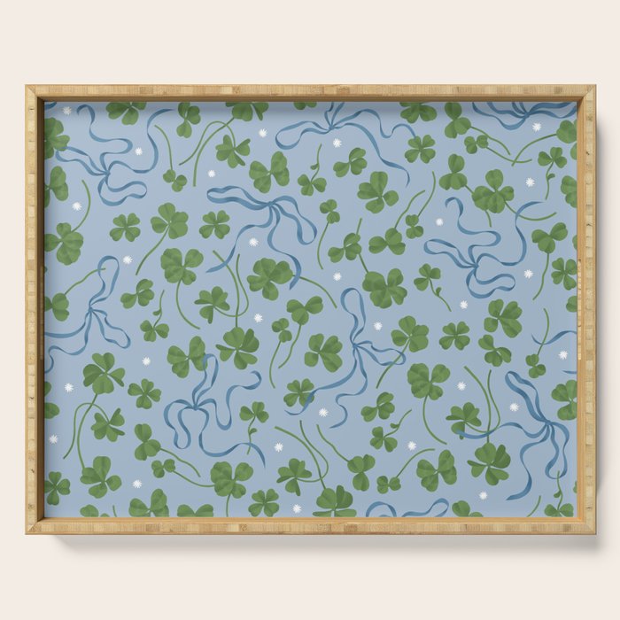 Clover Ribbon Serving Tray Gallery Image 1