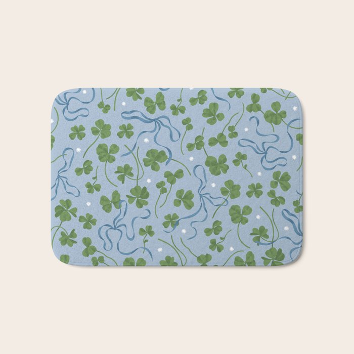 Clover Ribbon Bath Mat Gallery Image 1